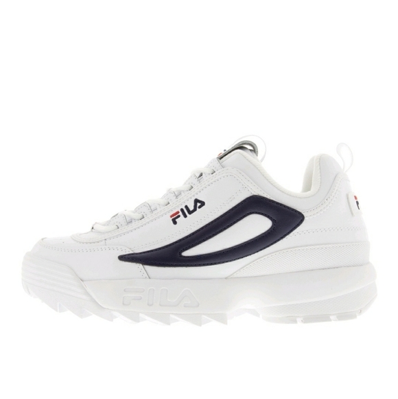 Fila Disruptor-II-XL Sneakers White/White/Fila Navy size 7.5 main image 4